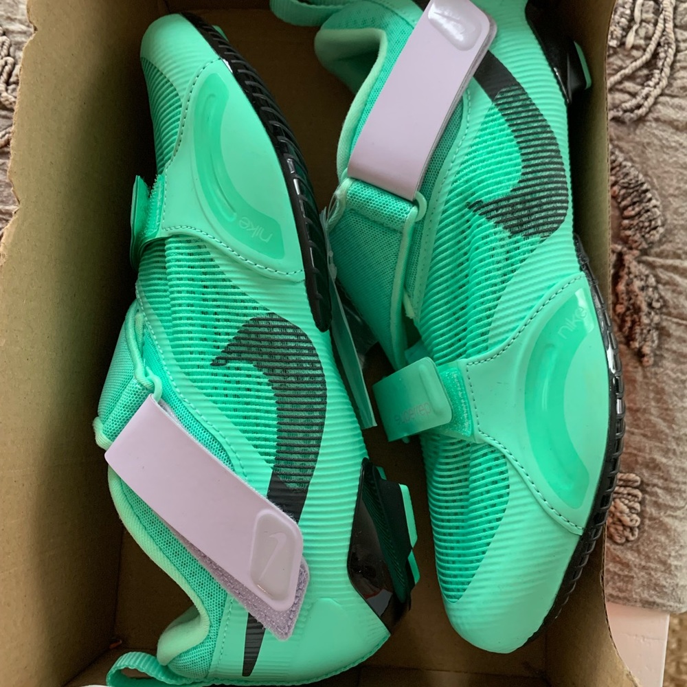 Nike SuperRep Cycle Shoes Green Glow - Worn Once SPD Clip In - Picture 3 of 11
